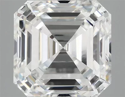 5.10ct E VS1 Rare Carat Ideal Cut Asscher Lab Grown Diamond
