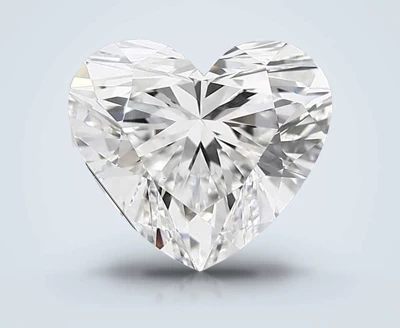 4.01ct D VS1 Rare Carat Ideal Cut Heart Lab Grown Diamond