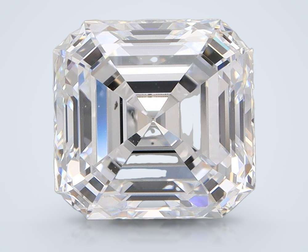 2.15ct E VS2 Rare Carat Ideal Cut Asscher Lab Grown Diamond