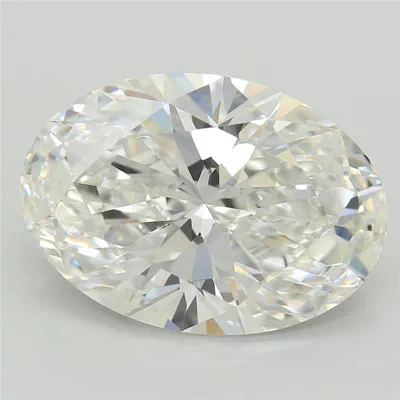 4.03ct E VVS2 Rare Carat Ideal Cut Oval Lab Grown Diamond
