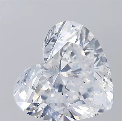 5.02ct D SI2 Rare Carat Ideal Cut Heart Diamond