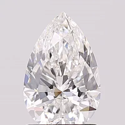 1.51ct F VVS2 Very Good Cut Pear Lab Grown Diamond