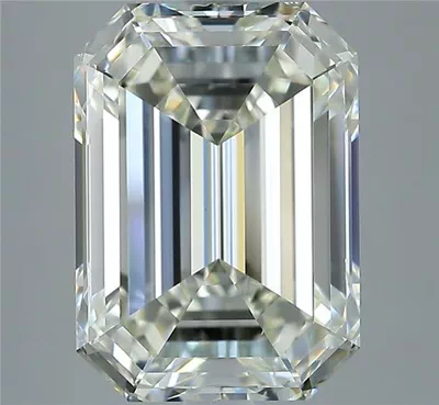 5.02ct K VS2 Rare Carat Ideal Cut Emerald Diamond