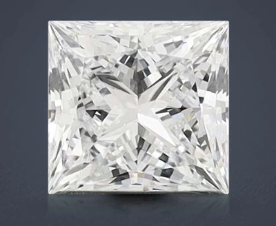 1.08ct D VS1 Rare Carat Ideal Cut Princess Lab Grown Diamond