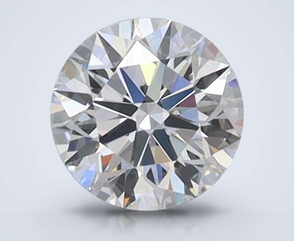 0.49ct D FL Rare Carat Ideal Cut Round Lab Grown Diamond