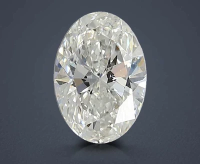 0.90ct G VVS2 Rare Carat Ideal Cut Oval Lab Grown Diamond