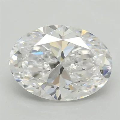 1.54ct D VS1 Rare Carat Ideal Cut Oval Lab Grown Diamond