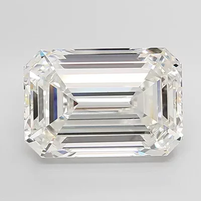 15.06ct G VVS2 Rare Carat Ideal Cut Emerald Lab Grown Diamond
