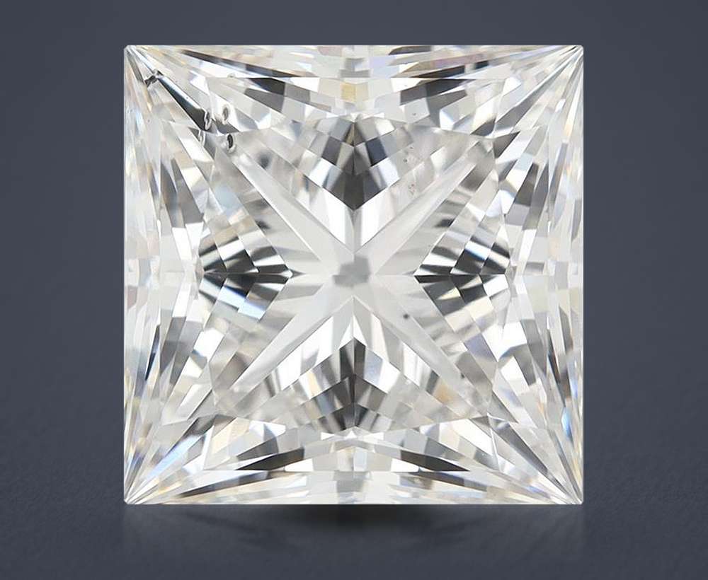 8.16ct H SI1 Rare Carat Ideal Cut Princess Lab Grown Diamond