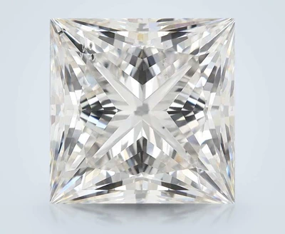8.16ct H SI1 Rare Carat Ideal Cut Princess Lab Grown Diamond