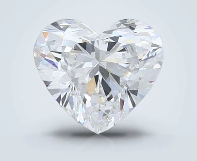 1.02ct D VVS1 Rare Carat Ideal Cut Heart Lab Grown Diamond