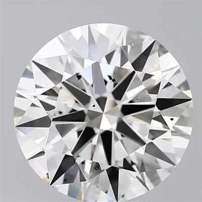 5.00ct F SI1 Rare Carat Ideal Cut Round Lab Grown Diamond