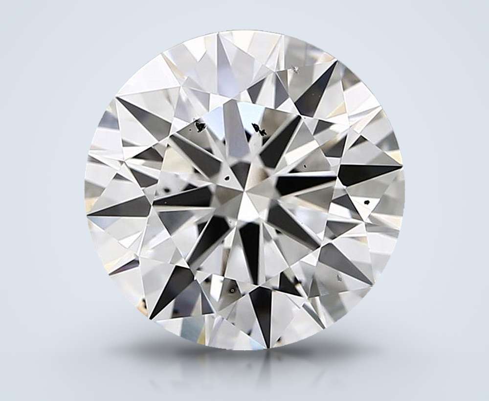 5.00ct F SI1 Rare Carat Ideal Cut Round Lab Grown Diamond