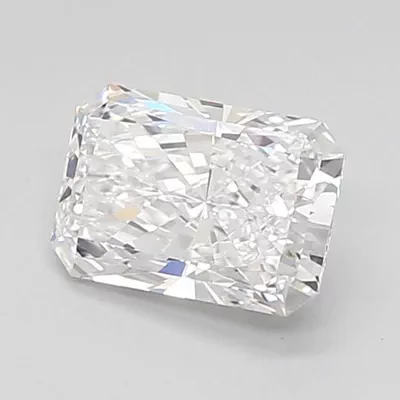 1.09ct D VVS2 Rare Carat Ideal Cut Radiant Lab Grown Diamond