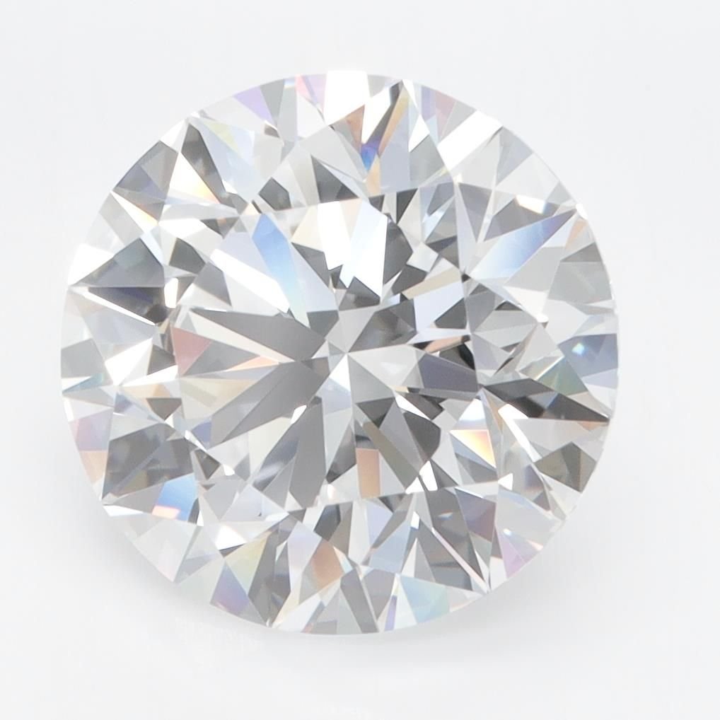 5.05ct D VVS1 Rare Carat Ideal Cut Round Lab Grown Diamond