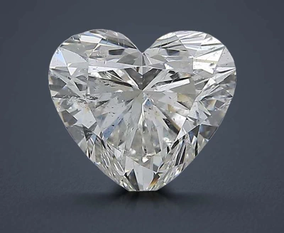2.51ct G SI2 Rare Carat Ideal Cut Heart Diamond