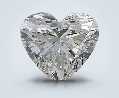 2.51ct G SI2 Rare Carat Ideal Cut Heart Diamond