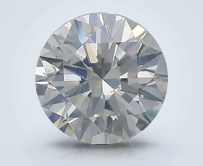 2.01ct I SI2 Rare Carat Ideal Cut Round Diamond