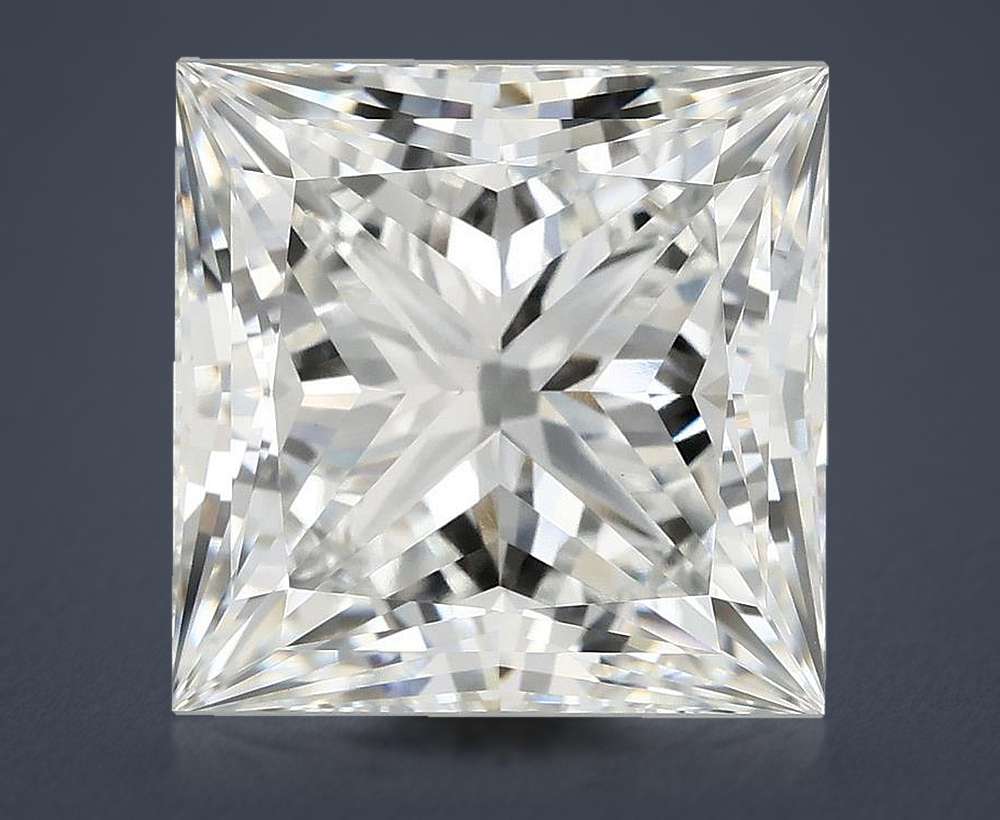 10.20ct F VVS2 Rare Carat Ideal Cut Princess Lab Grown Diamond