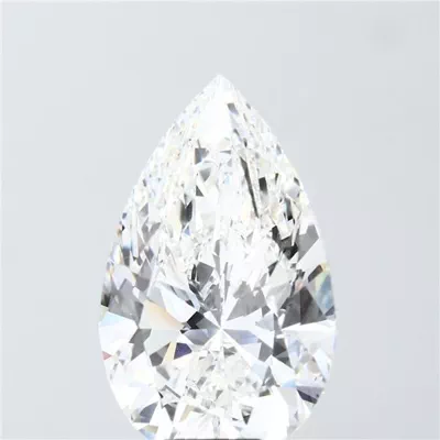 10.09ct F VVS2 Rare Carat Ideal Cut Pear Lab Grown Diamond