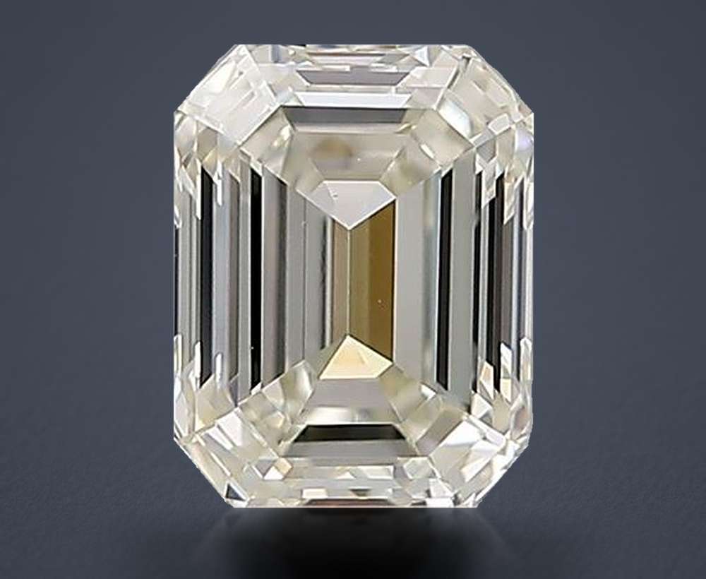 0.70ct K VVS2 Rare Carat Ideal Cut Emerald Diamond