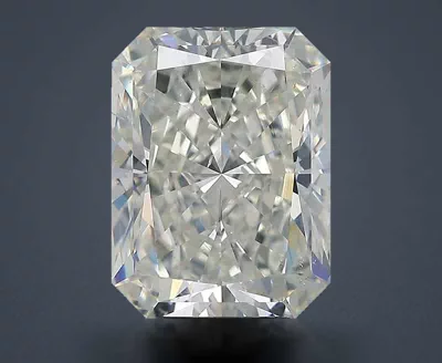 5.01ct K SI1 Rare Carat Ideal Cut Radiant Diamond