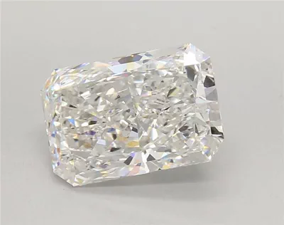 3.52ct F VS1 Rare Carat Ideal Cut Radiant Lab Grown Diamond