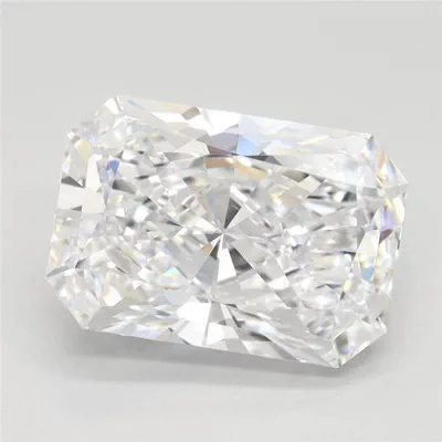4.13ct D VVS2 Rare Carat Ideal Cut Radiant Lab Grown Diamond