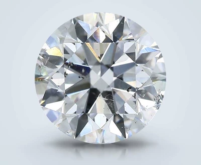 2.10ct D SI2 Rare Carat Ideal Cut Round Diamond
