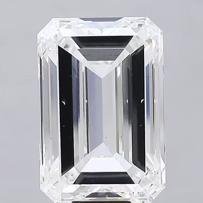 20.03ct F VS2 Rare Carat Ideal Cut Emerald Lab Grown Diamond