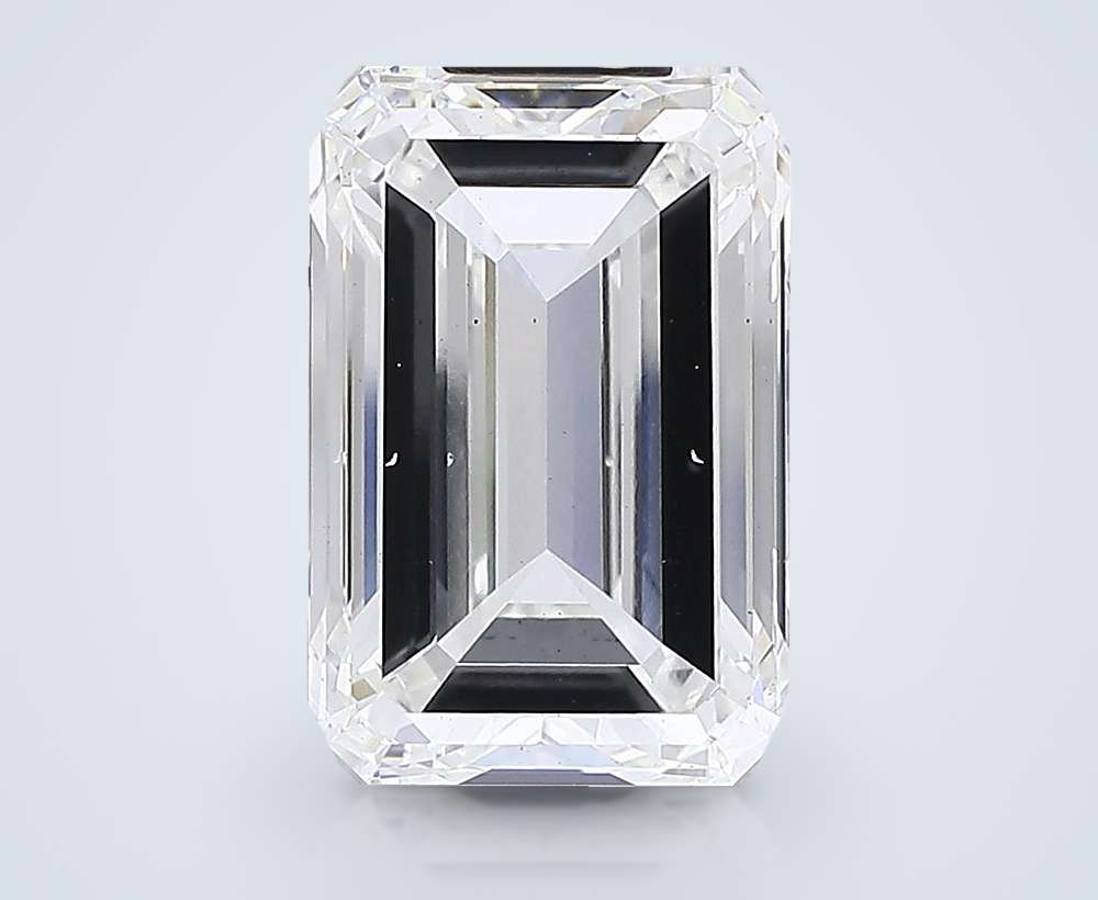 20.03ct F VS2 Rare Carat Ideal Cut Emerald Lab Grown Diamond