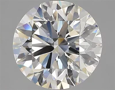 3.02ct H SI1 Rare Carat Ideal Cut Round Diamond