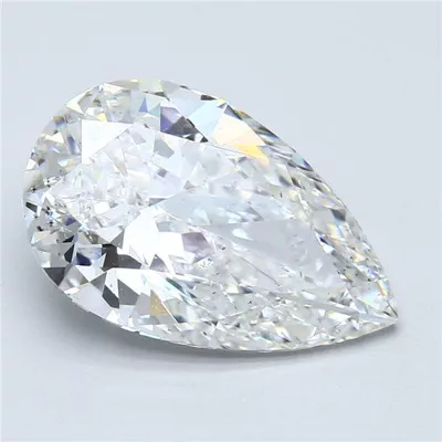 5.01ct G SI2 Very Good Cut Pear Diamond