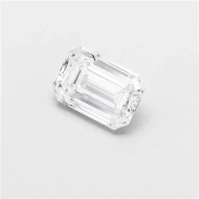 3.01ct D SI1 Excellent Cut Emerald Diamond