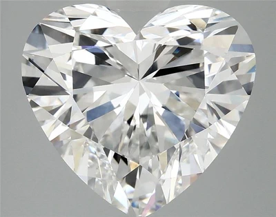 6.13ct E VVS2 Rare Carat Ideal Cut Heart Lab Grown Diamond