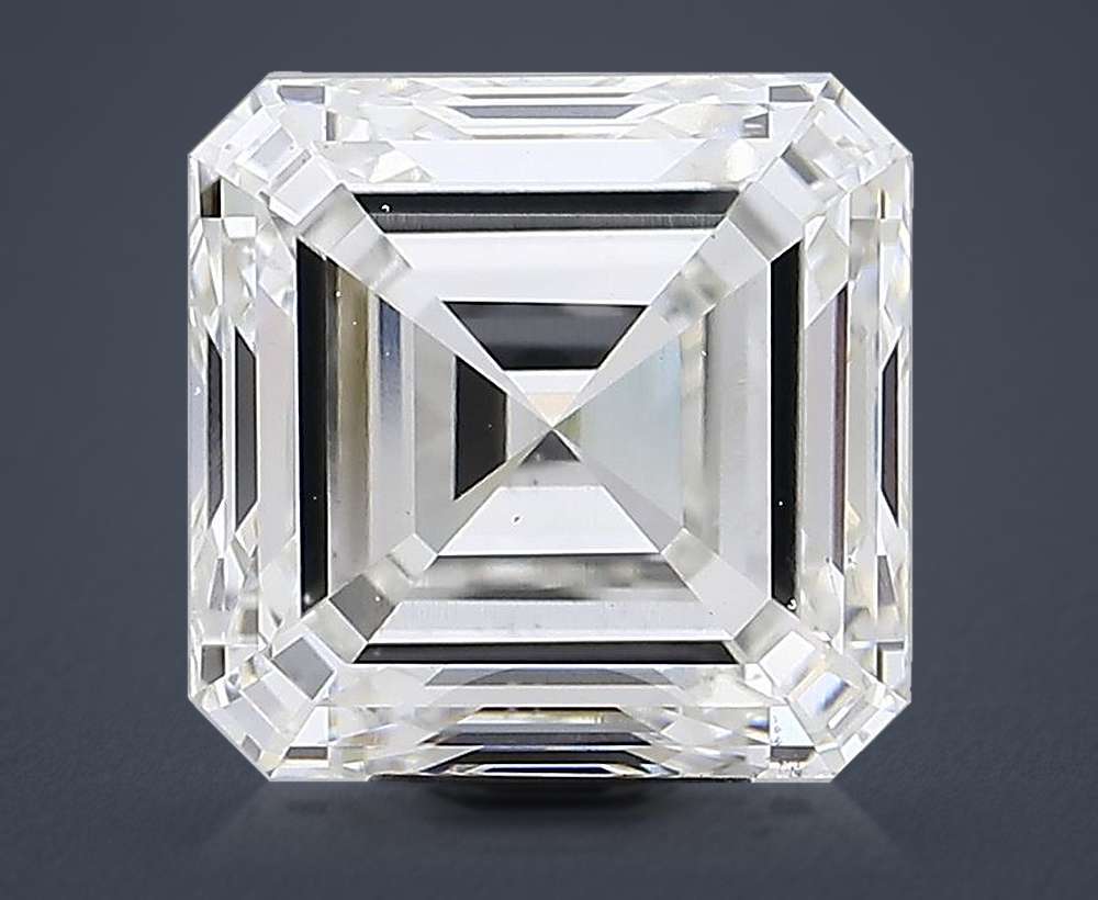 8.37ct H VS2 Very Good Cut Asscher Lab Grown Diamond