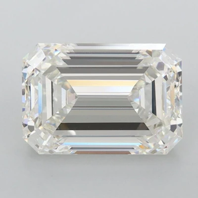 2.60ct G VVS2 Rare Carat Ideal Cut Emerald Lab Grown Diamond
