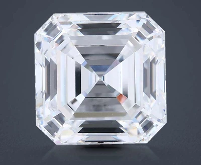 7.17ct E VVS2 Rare Carat Ideal Cut Asscher Lab Grown Diamond