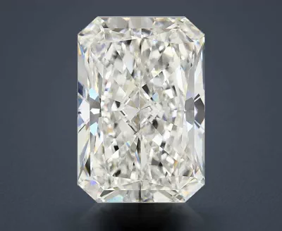 11.54ct F VVS2 Rare Carat Ideal Cut Radiant Lab Grown Diamond