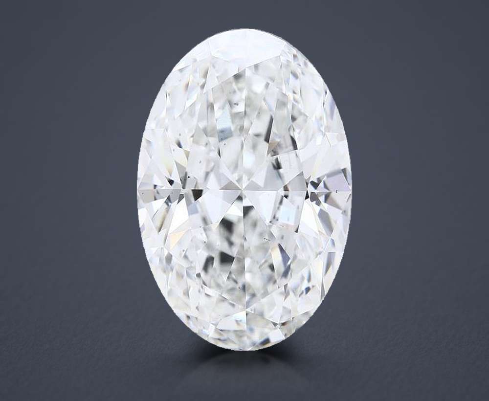 25.13ct F VS2 Rare Carat Ideal Cut Oval Lab Grown Diamond