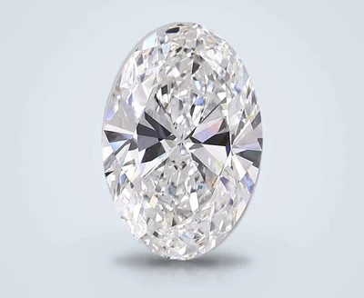 10.04ct F VVS2 Rare Carat Ideal Cut Oval Lab Grown Diamond