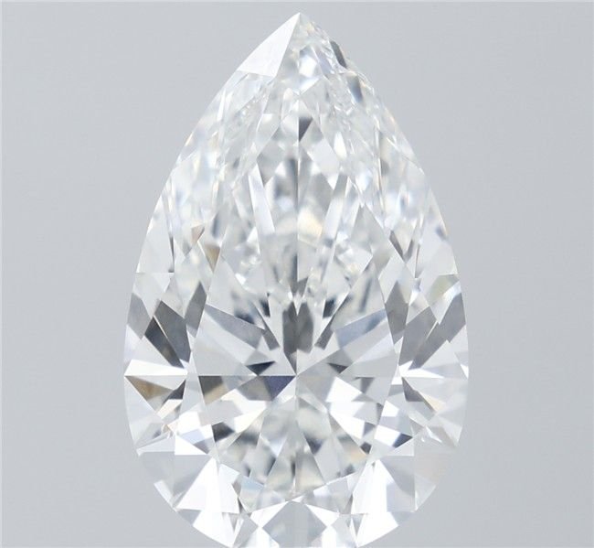 10.01ct F VVS2 Rare Carat Ideal Cut Pear Lab Grown Diamond