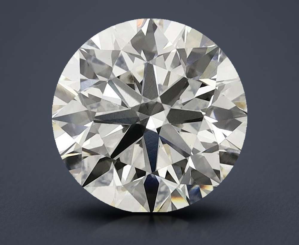 3.08ct I VVS2 Excellent Cut Round Lab Grown Diamond