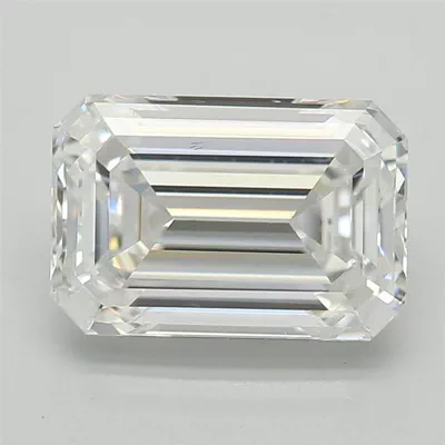 1.56ct D VS2 Rare Carat Ideal Cut Emerald Lab Grown Diamond