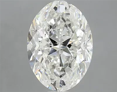 3.02ct G SI2 Rare Carat Ideal Cut Oval Diamond