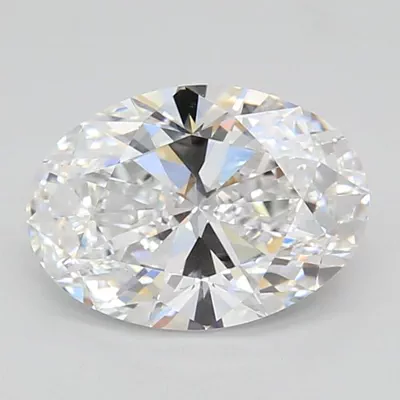 2.09ct D VVS1 Rare Carat Ideal Cut Oval Lab Grown Diamond