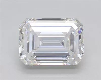 2.00ct D SI1 Rare Carat Ideal Cut Emerald Lab Grown Diamond