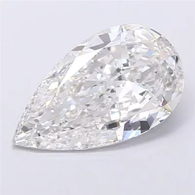 5.00ct F VS2 Very Good Cut Pear Lab Grown Diamond