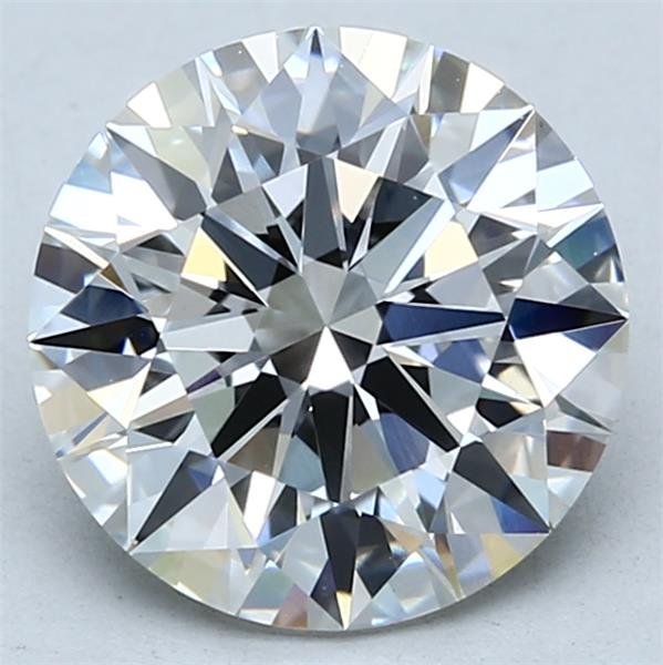 3.02ct F VS1 Rare Carat Ideal Cut Round Lab Grown Diamond