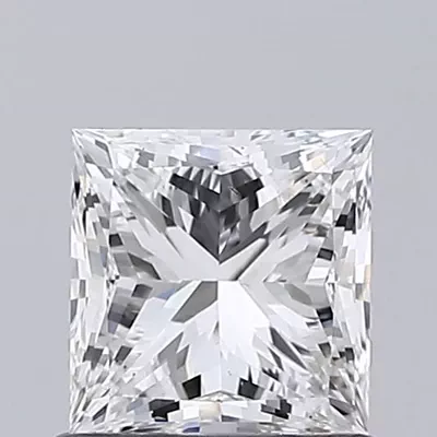 0.97ct E VS2 Very Good Cut Princess Lab Grown Diamond